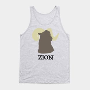 Zion, Big Horn Sheep Tank Top